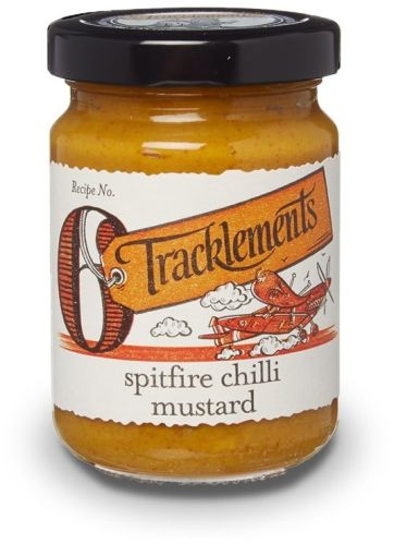 Tracklements Spitfire Chilli Mustard Sauce, Packaging Type : Jar
