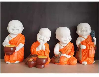 4 MONK SET (HDR 213) Home Decoration