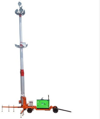 Steel 18 Meter Mobile Lighting Tower