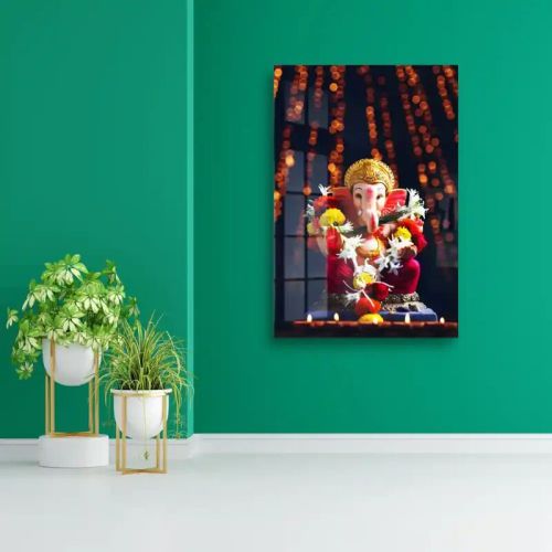 Decorative Lord Ganesha Acrylic Wall Art