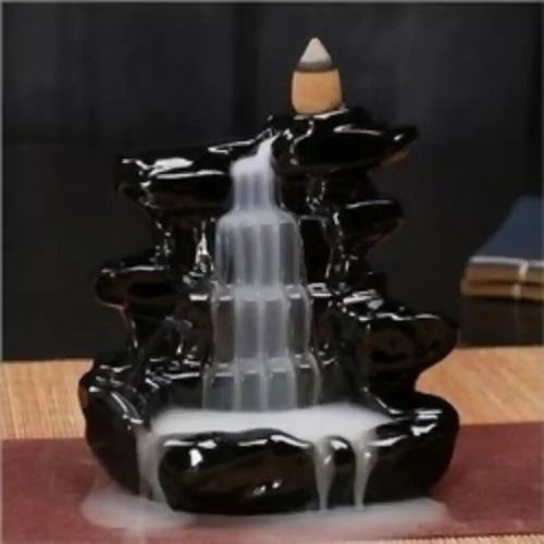 Dropping Fountain Design Smoke Backflow Showpiece Incense Holder