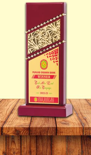 Polished CA-8101 Wooden Corporate Award, Packaging Type : Paper Box