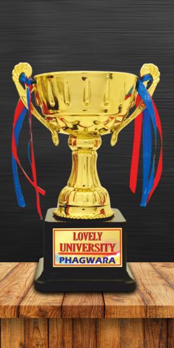 Polished PC-22 Plastic Sports Trophy, Color : Golden For Award Ceremony