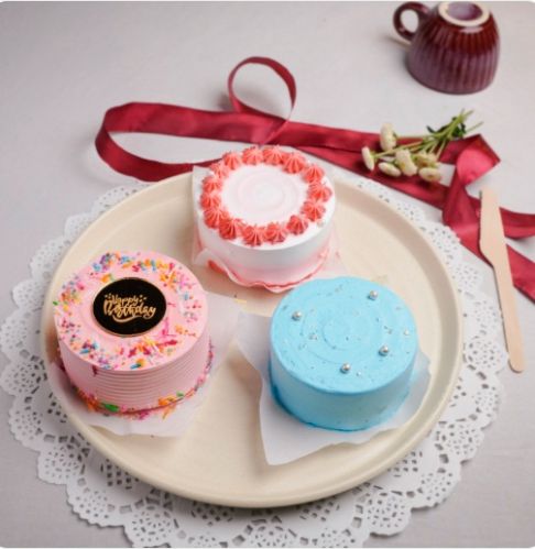 Bento Cake Combo, Shape : Round