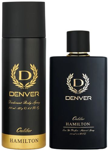 Hamilton Caliber Perfume 100ml and Caliber Deo 200 Ml (Pack of 2)