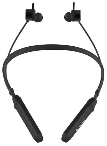 LAPCARE WOOBAND Wireless Black Neckband LNB-330B