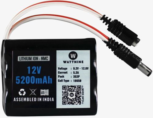 12v 5200mah Lithium Ion Battery