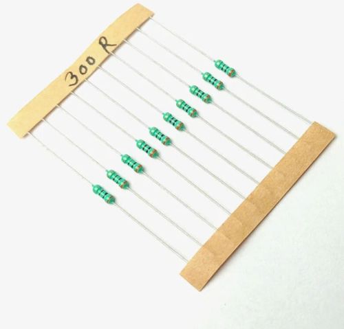 300 Ohm, 1/4 Watt Resistor With 5% Tolerance (Pack Of 10)
