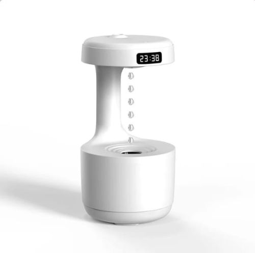 The Retake Antigravity Room Humidifier With Digital Clock