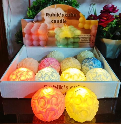 The Retake Flower Design Realistic LED Candles