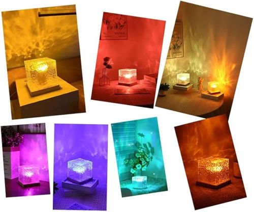 Plastic Ocean Wave Projector Night Lamp