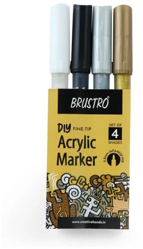 (DIY) Fine Tip Marker – Gold, Silver, Black, White