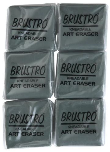 Kneadable Pack Of 6 Students Adults Art Eraser