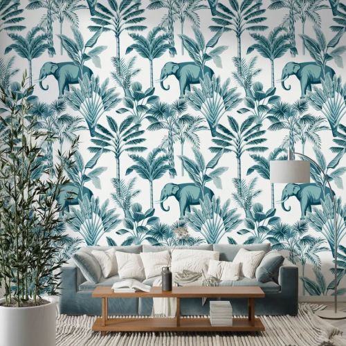 FLORAL MAHARAJA Wallpaper, Color : Multicolor