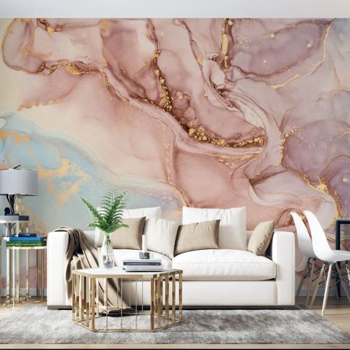 Mystic Marble Wallpaper, Color : Multi-color