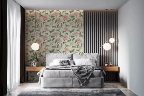 Decals WHISPERING LILIES Wallpaper, Color : Multi-color