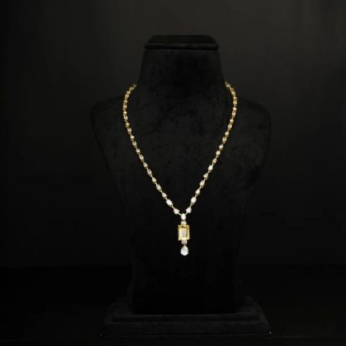 Anaira Silver Moissanite Women Necklace