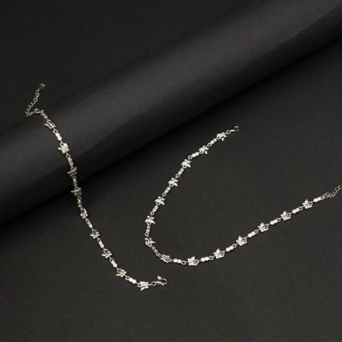 Xalak 92.5 Silver Anklets