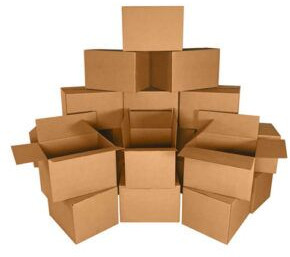 Corrugated Box Packing Materials, Color : Brown