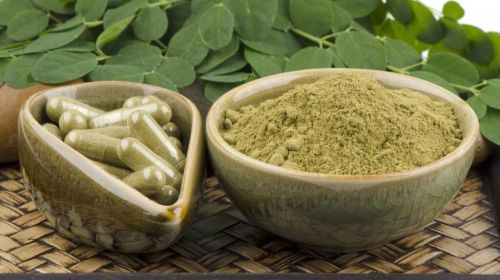 Moringa Capsules, Color : Green, Packaging Type : Bottle