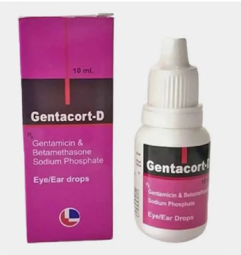 Plastic Gentacort D Eye Ear Drop, Packaging Type : Bottle