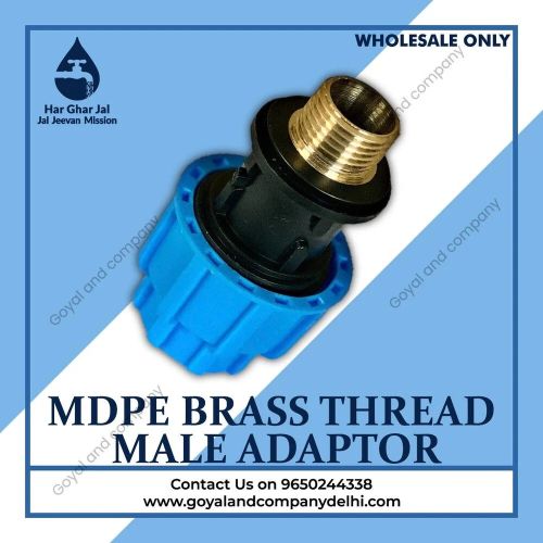 Mehak Mdpe Brass Male Thread Adapter, Packaging Type : Box