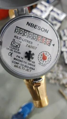 Brass Nbeson Water Meters 0.5 - 2 Inch for Residential