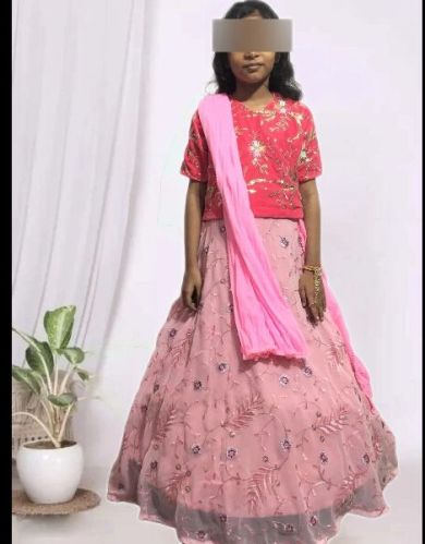 Embroidered Lehenga Choli For Girls 22 24 26 28 30 32 34