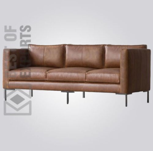 Aric Modern Leather Restaurant Sofa