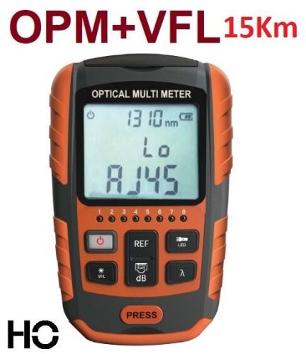 Rechargeable OPTICAL POWER METER With 15kmVFL