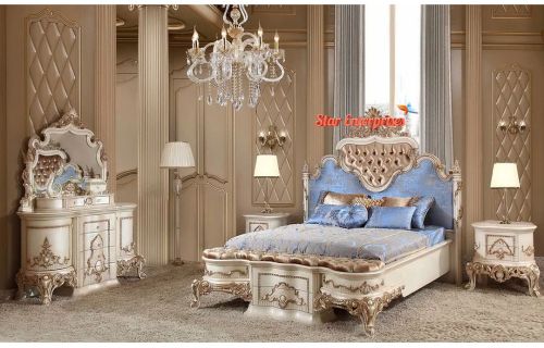 Star Enterprises Antique Luxury Queen Size Bed BD-020