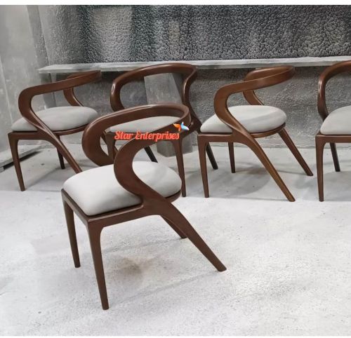 Designer Dining Chairs DNGCHR-021, Color : Dark Brown, White