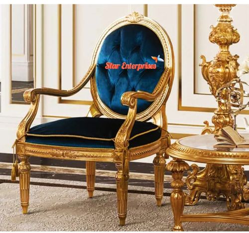 Star Enterprises Solid Teak Wood Bedroom Chair BDCH-023