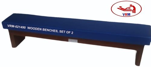 Polished WOODEN BENCHES Vrm02 1490, Shape : Rectangular