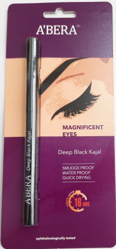 A'bera Deep Black Kajal Modern, Gender : Female