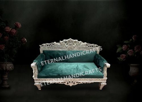 Silver 3-Seater Sofa