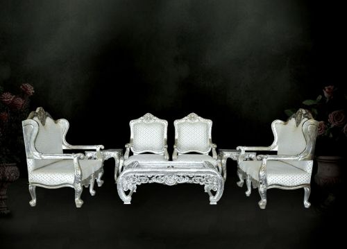 Silver Sofa Set For Home