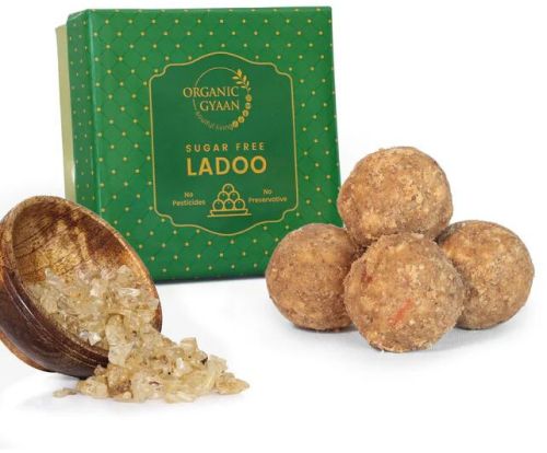 A2 Gir Cow Ghee Organic Gond Laddu, Weight : 130gm