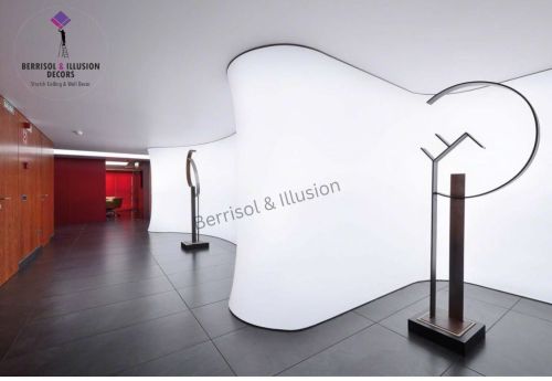 PVC Transparent Wave Shape Stretch Ceiling