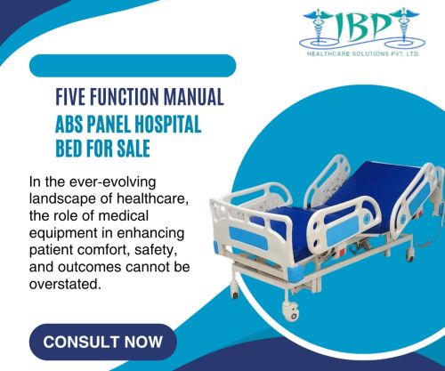 Five Function Manual ABS Panel Hospital Beds