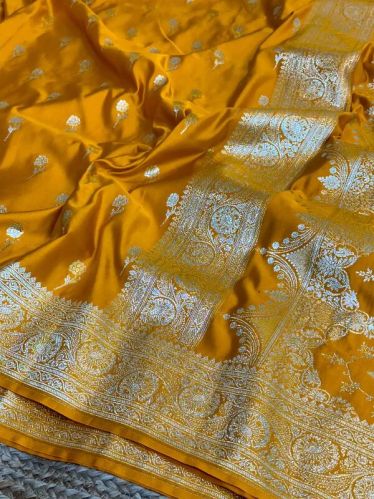 Ashru Katan Banarasi Saree with Zari Buti