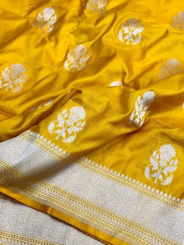 Buta Weave Pure Katan Silk Saree
