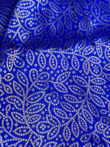 Embossed Pure Katan Silk Banarasi Saree