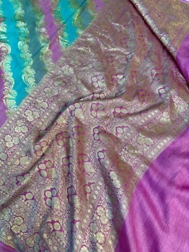 RANGKAT LEHERIYA DESIGN MUNGA SILK SAREE