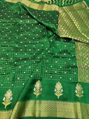 Sona Roopa Weave Mango Silk Banarasi Saree