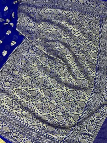 Traditional Khaddi Georgette Banarasi Saree