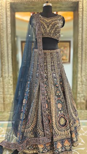 Hand Embroidery Elegant Ladies Lehenga Choli