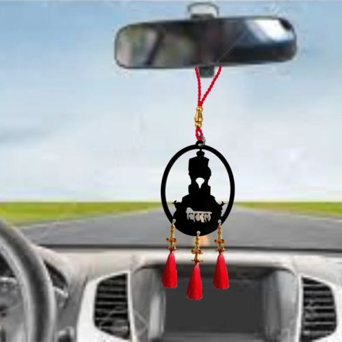 Acrylic Lord Vitthal Car Hanging