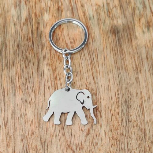 Elephant Design Keychain