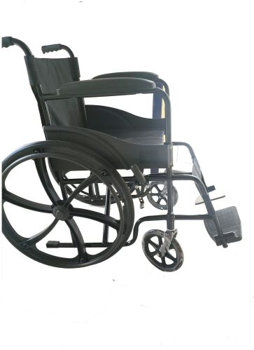 Metal Frame Wheel Chair (Med E Move), Color : Black